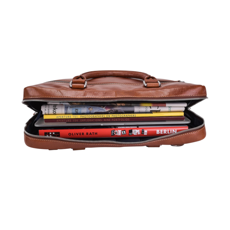 Leonhard Heyden Cambridge RV-Aktenmappe S 1 Fach Cognac