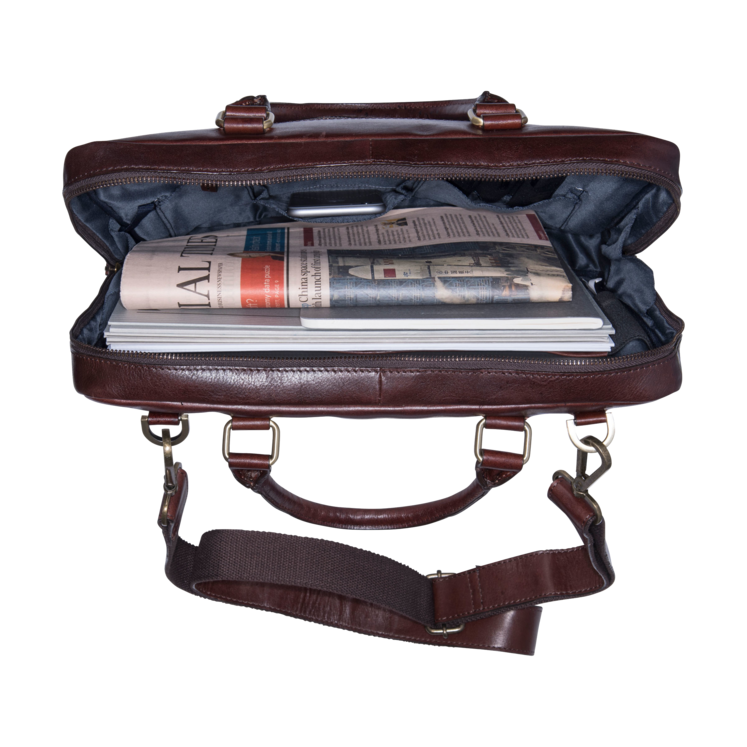 Leonhard Heyden Cambridge RV-Aktenmappe S 1 Fach Rotbraun