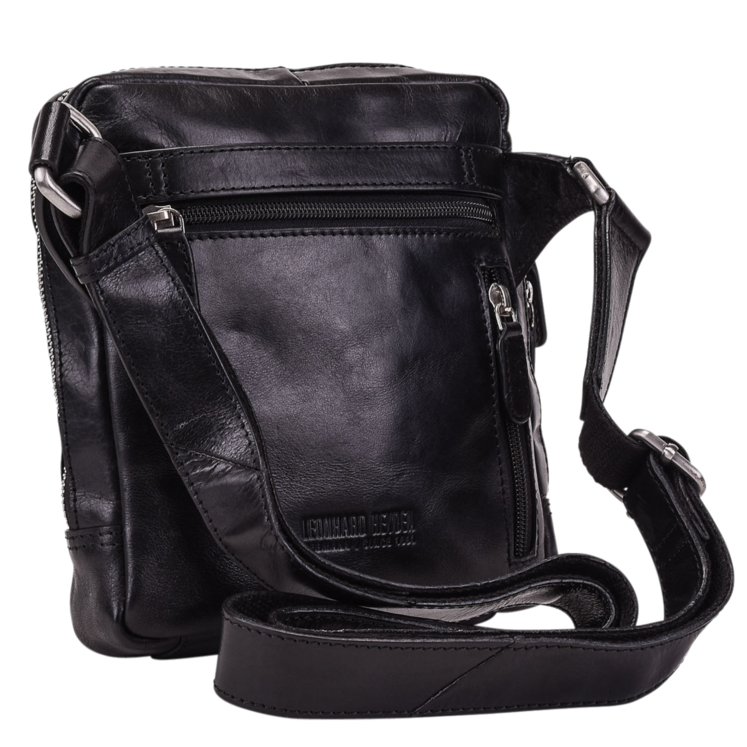 Leonhard Heyden Cambridge RV-Umhängetasche S Schwarz