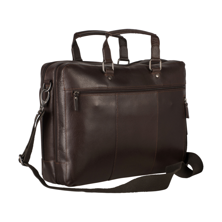 Leonhard Heyden Dakota RV-Aktenmappe 2 Fächer Braun