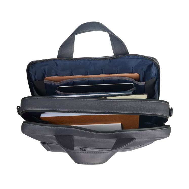 Leonhard Heyden Den Haag RV-Aktenmappe 2 Fächer Grau