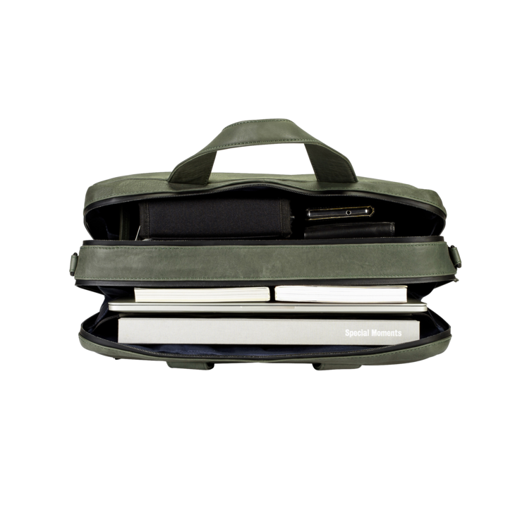 Leonhard Heyden Den Haag RV-Aktenmappe 2 Fächer Oliv