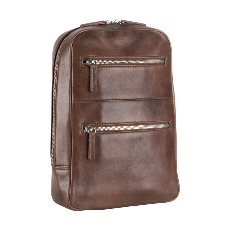 Leonhard Heyden Amsterdam Crossbag Braun