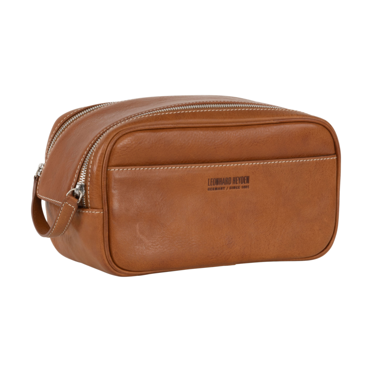 Leonhard Heyden Bergamo Kulturbeutel Hellbraun