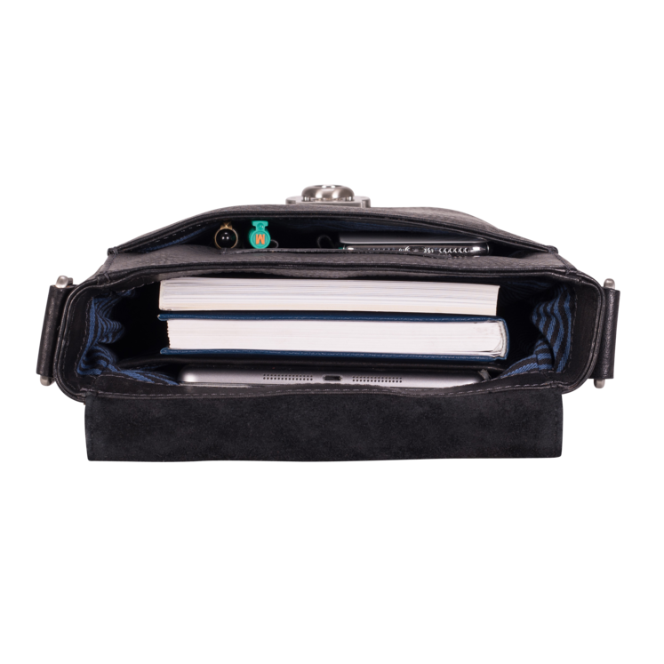 Leonhard Heyden Bergamo Umhängetasche S Schwarz