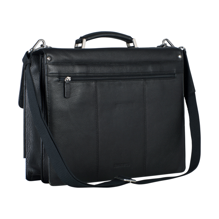 Leonhard Heyden Berlin Aktenmappe 2 Fächer Schwarz