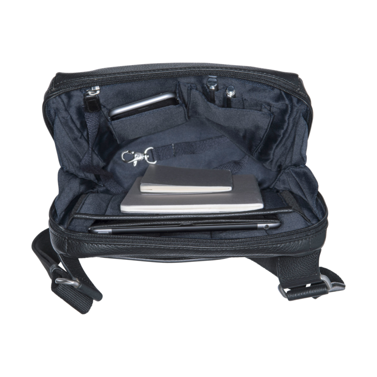 Leonhard Heyden Berlin RV-Umhängetasche M Schwarz