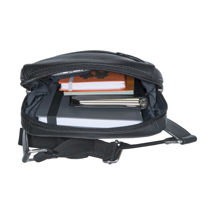 Leonhard Heyden Berlin RV-Umhängetasche S Schwarz