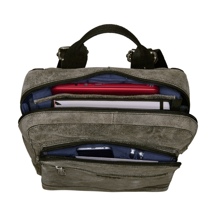 Leonhard Heyden Boston Rucksack Grau