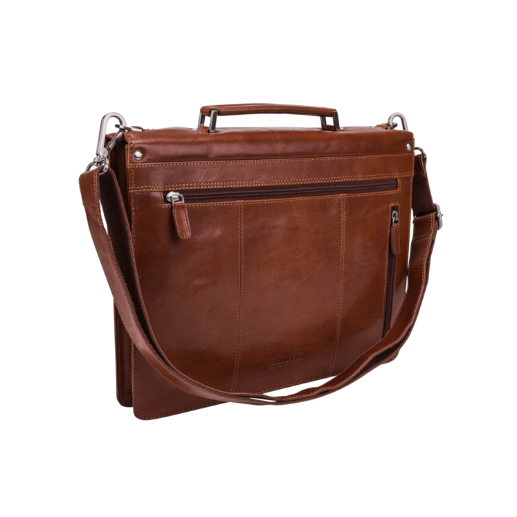 Leonhard Heyden Cambridge Aktenmappe 1 Fach Cognac