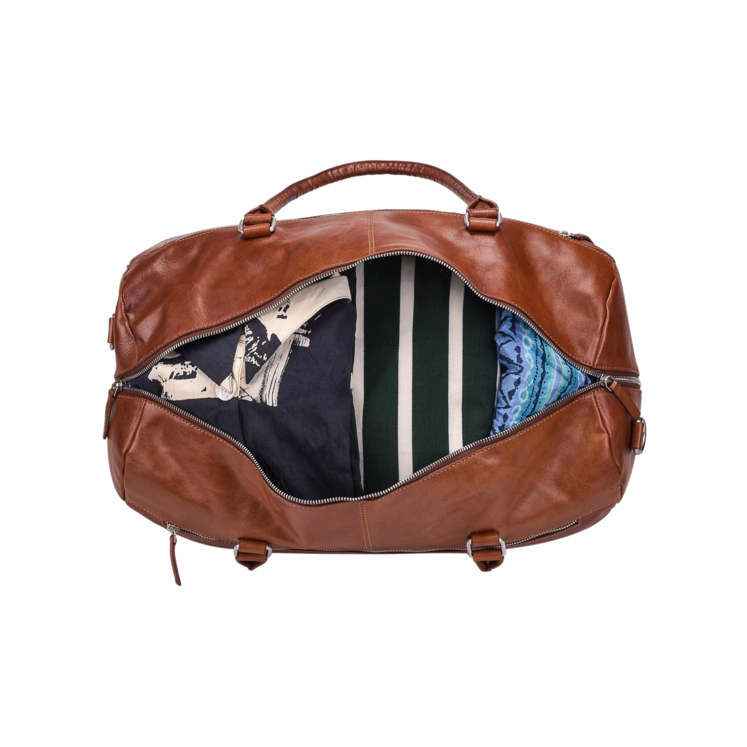 Leonhard Heyden Cambridge Reisetasche Cognac