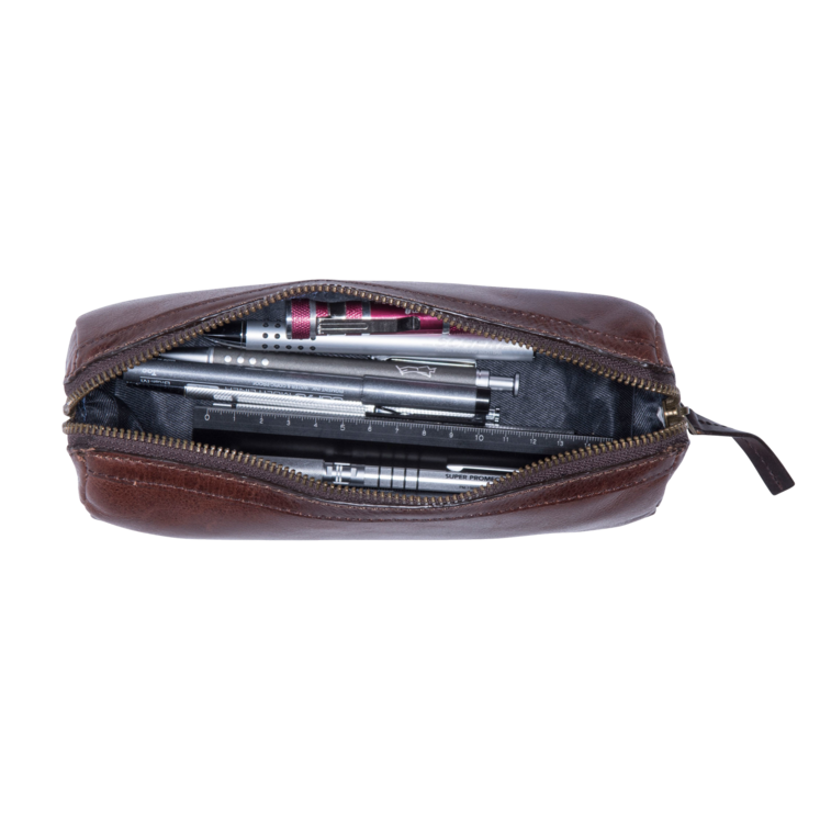 Leonhard Heyden Cambridge Stifteetui Rotbraun