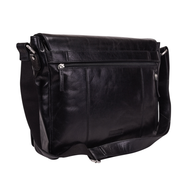 Leonhard Heyden Cambridge Umhängetasche L Schwarz