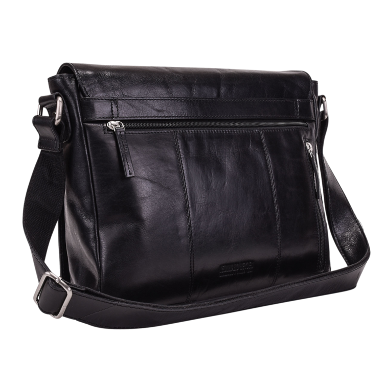 Leonhard Heyden Cambridge Umhängetasche M Schwarz