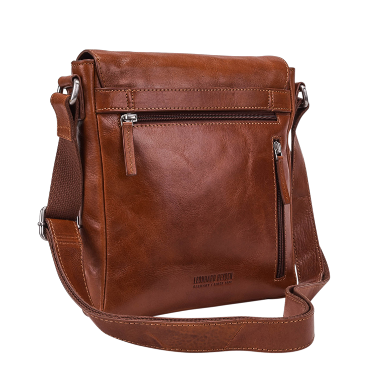 Leonhard Heyden Cambridge Umhängetasche S Cognac