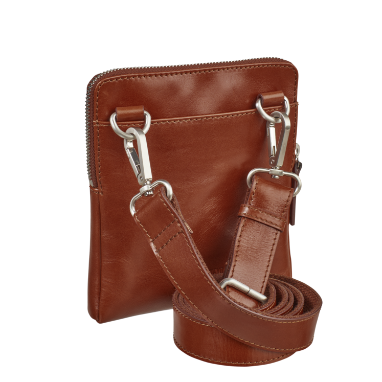 Leonhard Heyden Cambridge Umhängetasche XXS Cognac