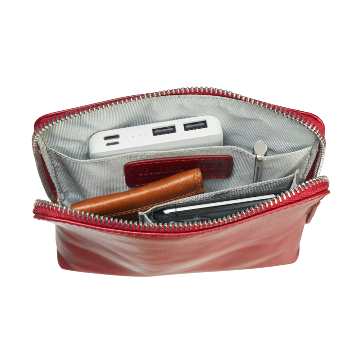 Leonhard Heyden Cambridge Umhängetasche XXS Rot