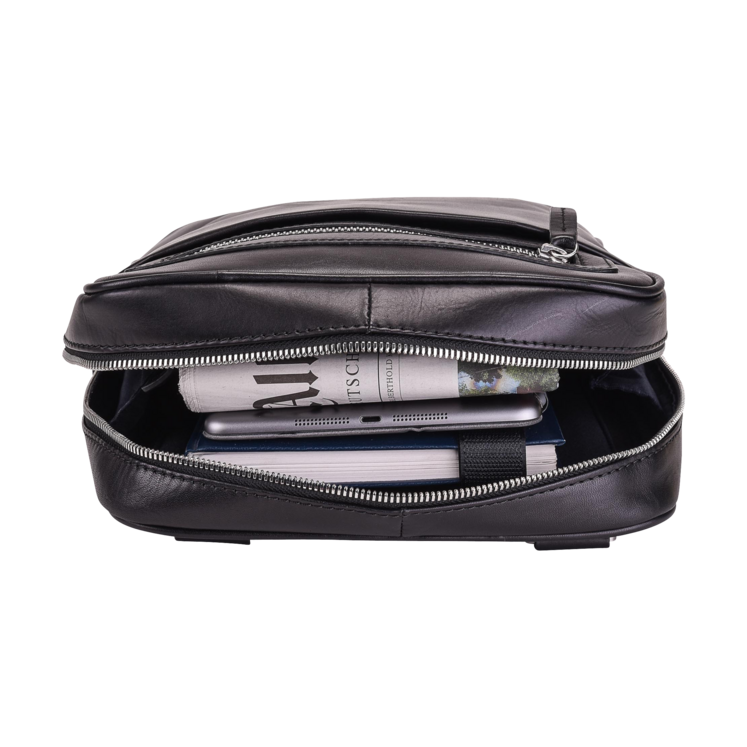 Leonhard Heyden Chicago RV-Umhängetasche S Braun