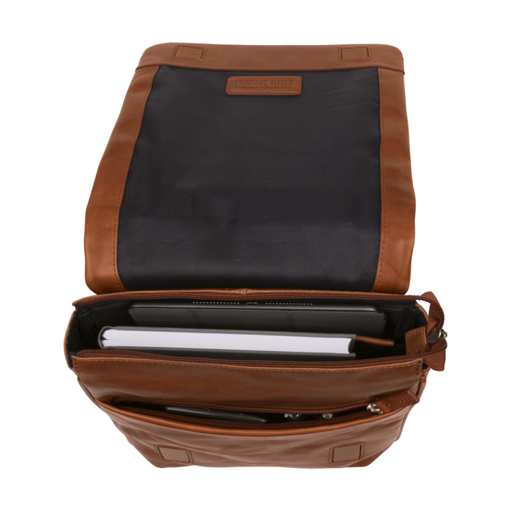 Leonhard Heyden Chicago Umhängetasche S Braun