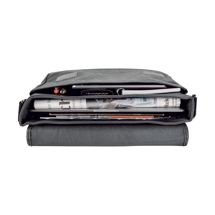 Leonhard Heyden Cult Umhängetasche M Grau