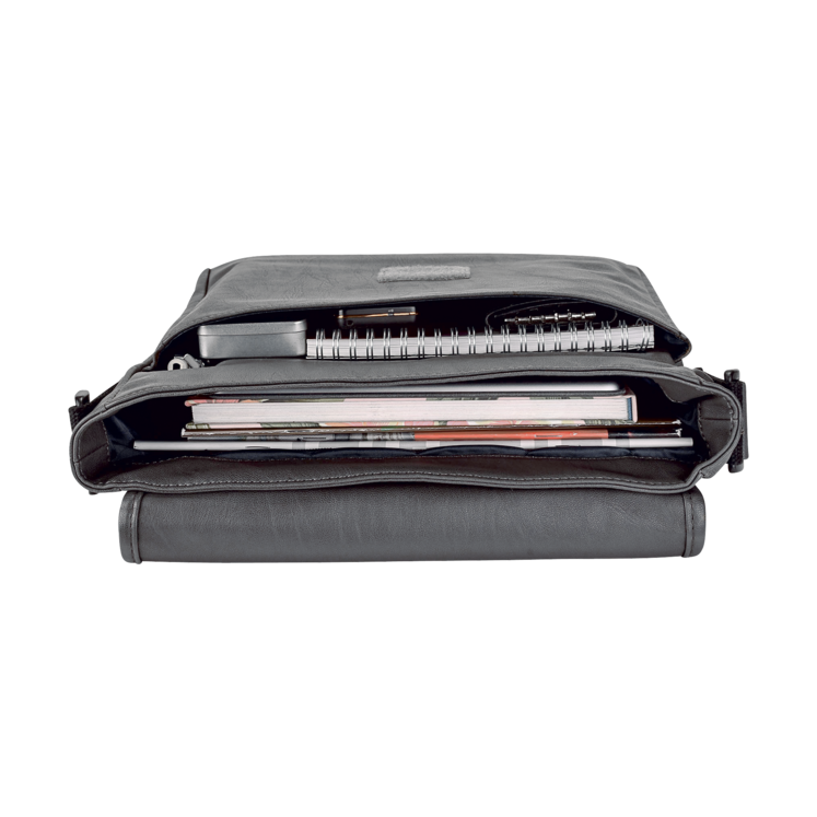 Leonhard Heyden Cult Umhängetasche M Grau