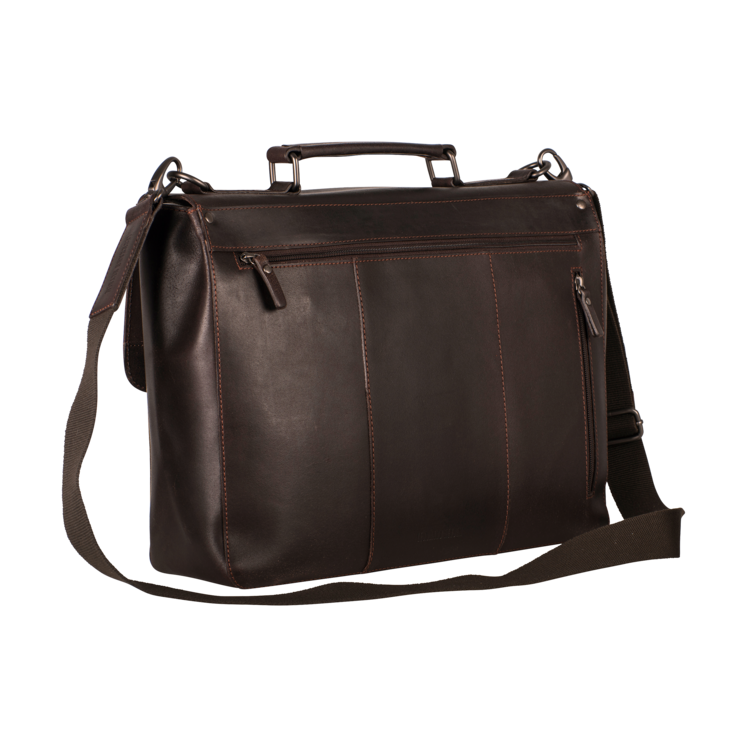 Leonhard Heyden Dakota Aktenmappe 2 Fächer Braun