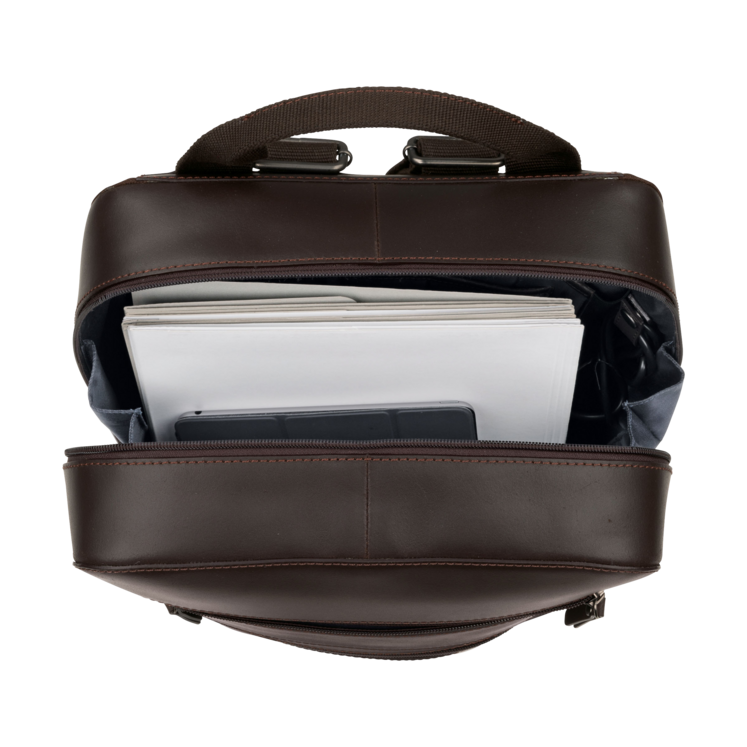 Leonhard Heyden Dakota Business-Rucksack Braun