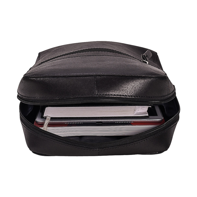 Leonhard Heyden Dakota Crossbag Schwarz