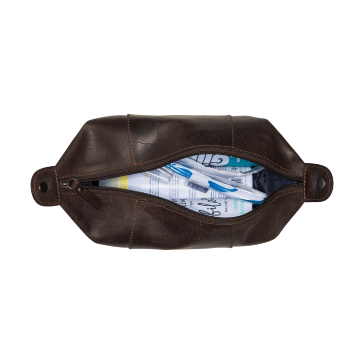 Leonhard Heyden Dakota Kulturbeutel Braun