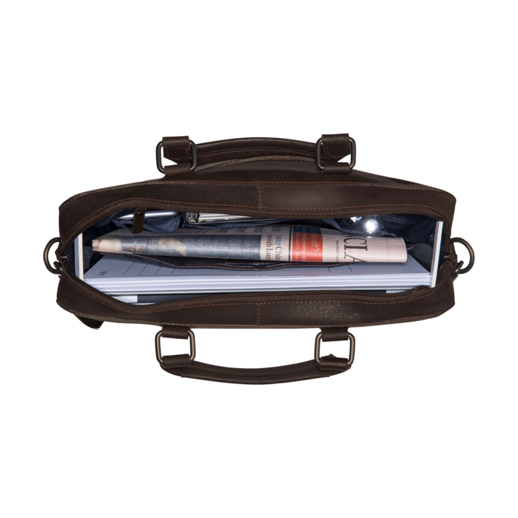 Leonhard Heyden Dakota RV-Aktenmappe 1 Fach Braun