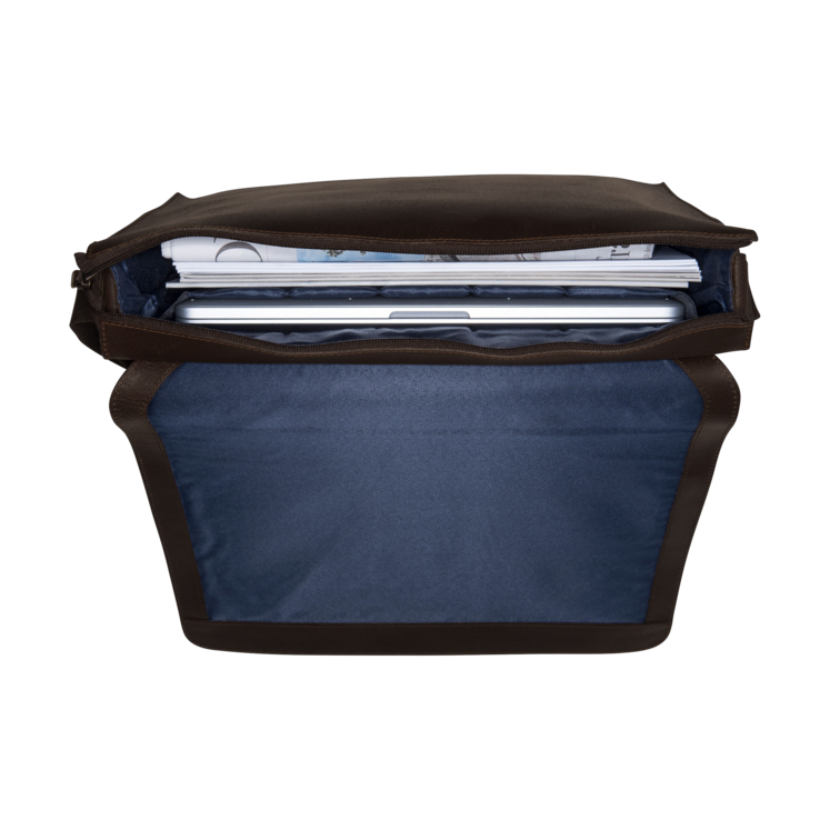 Leonhard Heyden Dakota Umhängetasche L Braun