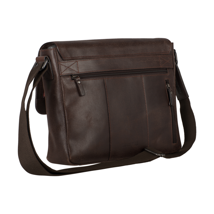 Leonhard Heyden Dakota Umhängetasche M Braun