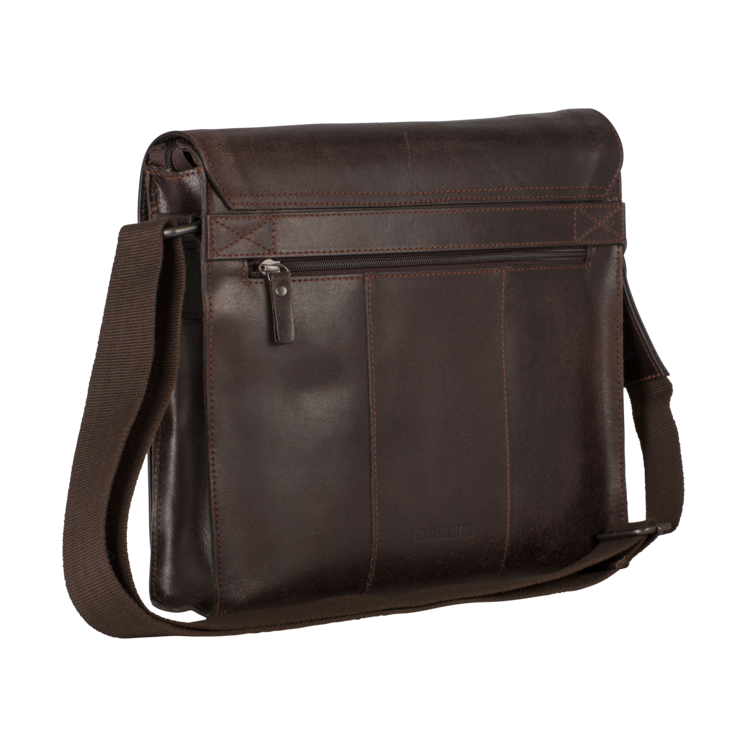 Leonhard Heyden Dakota Umhängetasche M Braun