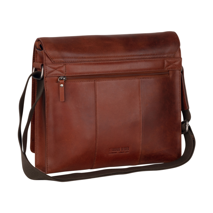 Leonhard Heyden Dakota Umhängetasche M Kastanie
