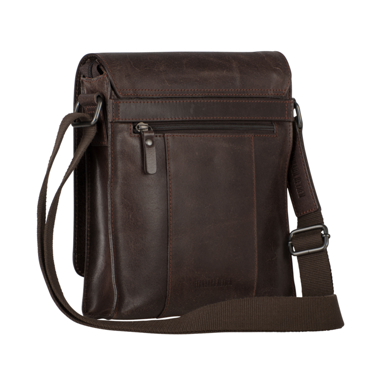 Leonhard Heyden Dakota Umhängetasche S Braun