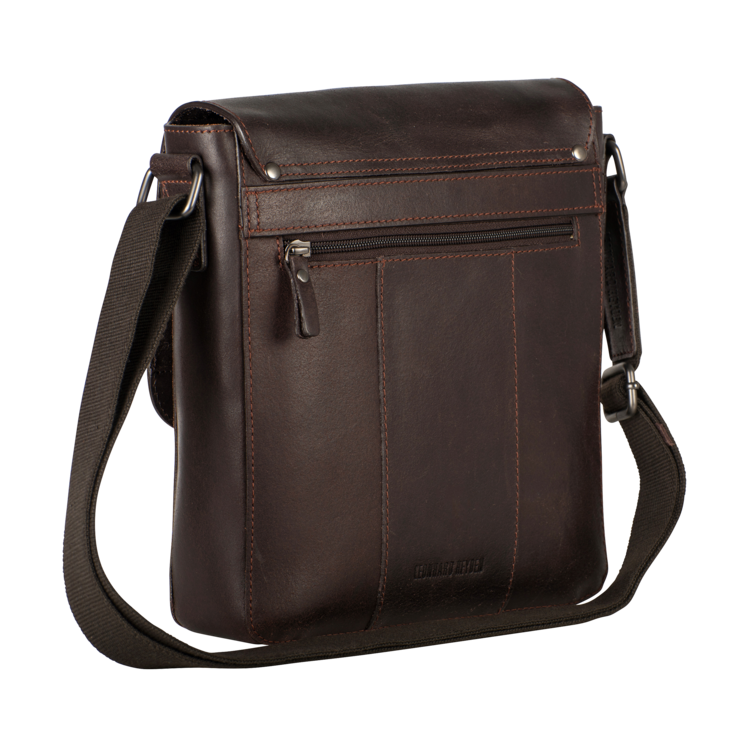 Leonhard Heyden Dakota Umhängetasche S Braun