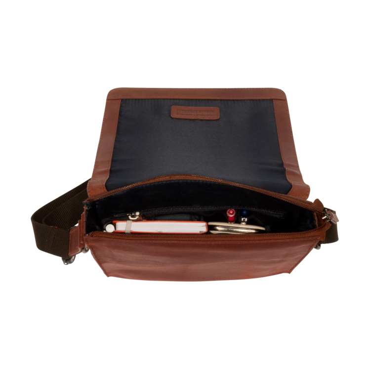 Leonhard Heyden Dakota Umhängetasche S Kastani