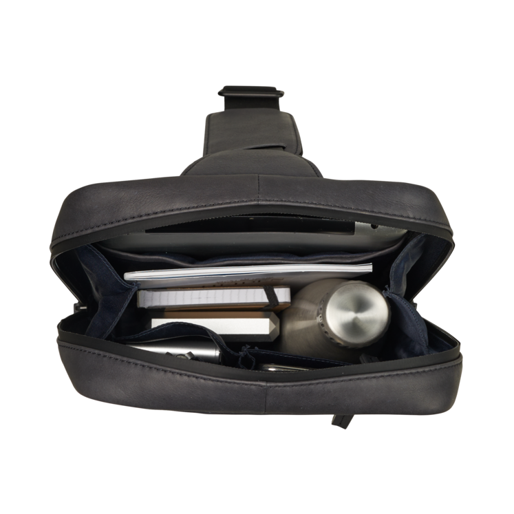 Leonhard Heyden Den Haag Crossbag Grau