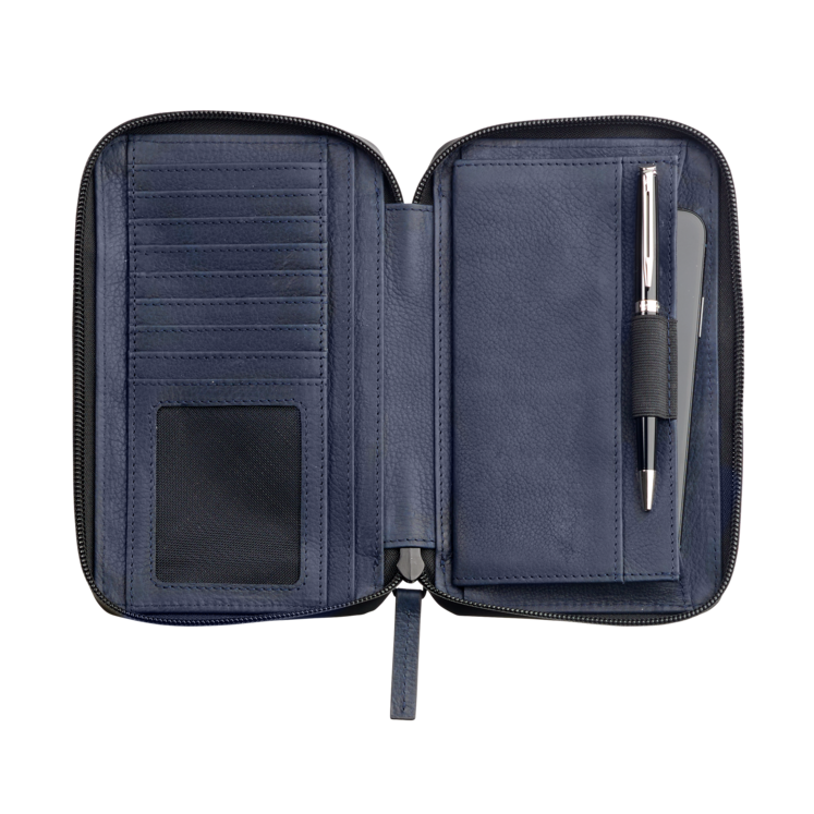 Leonhard Heyden Den Haag Handy-Umhängetasche Blau