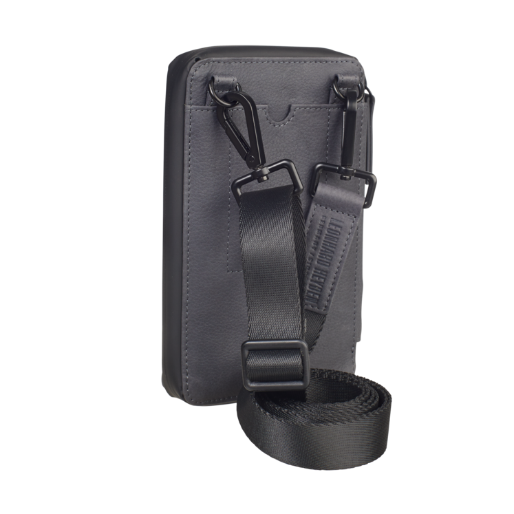 Leonhard Heyden Den Haag Handy-Umhängetasche Grau