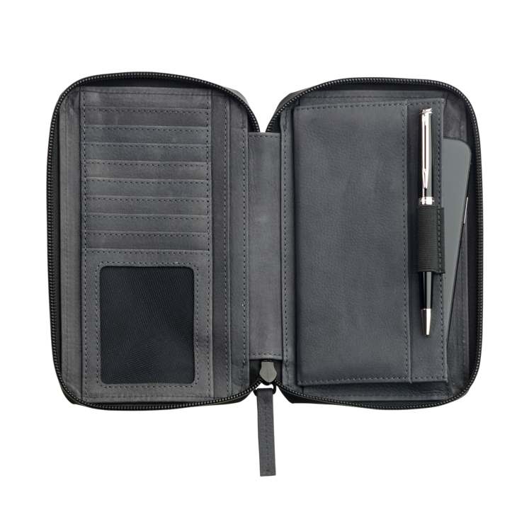 Leonhard Heyden Den Haag Handy-Umhängetasche Grau