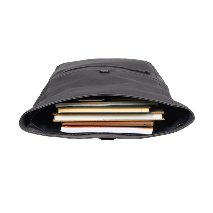 Leonhard Heyden Den Haag Rucksack Rolltop Grau