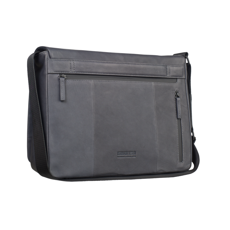 Leonhard Heyden Den Haag Umhängetasche L Grau