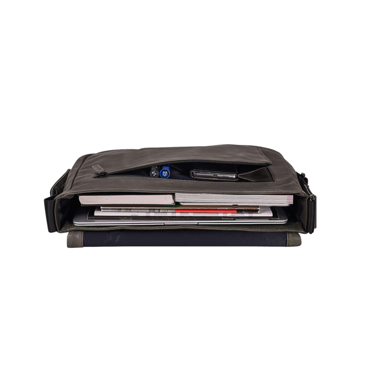 Leonhard Heyden Den Haag Umhängetasche L Oliv