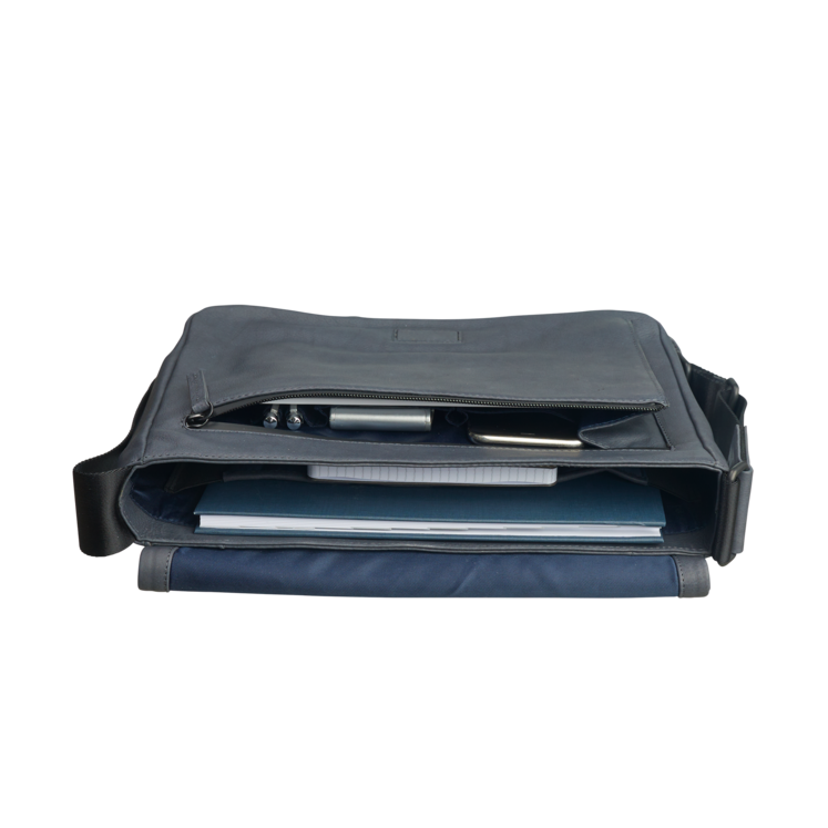 Leonhard Heyden Den Haag Umhängetasche M Grau