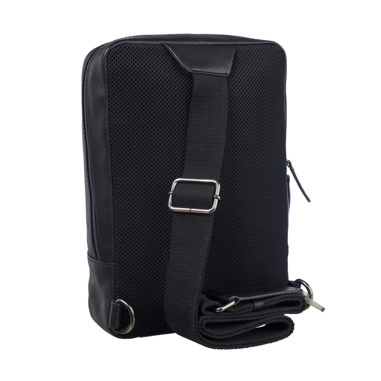 Leonhard Heyden Hamburg Crossbag Schwarz