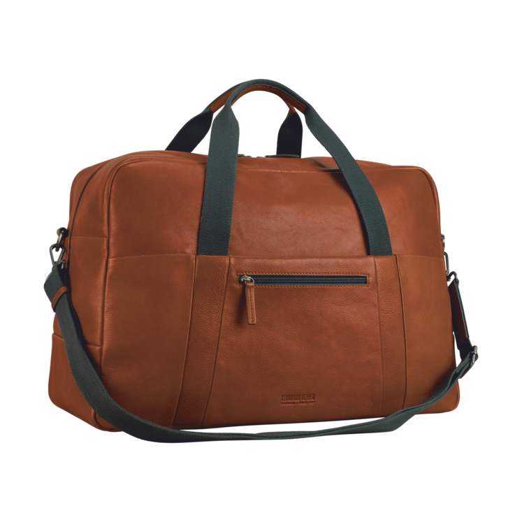 Leonhard Heyden Hamburg Reisetasche Cognac