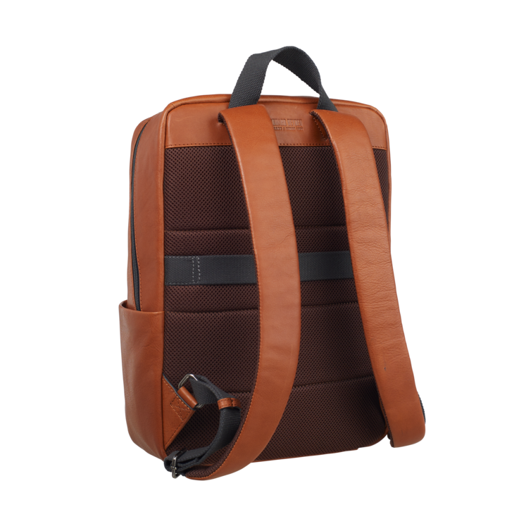 Leonhard Heyden Hamburg Rucksack Cognac