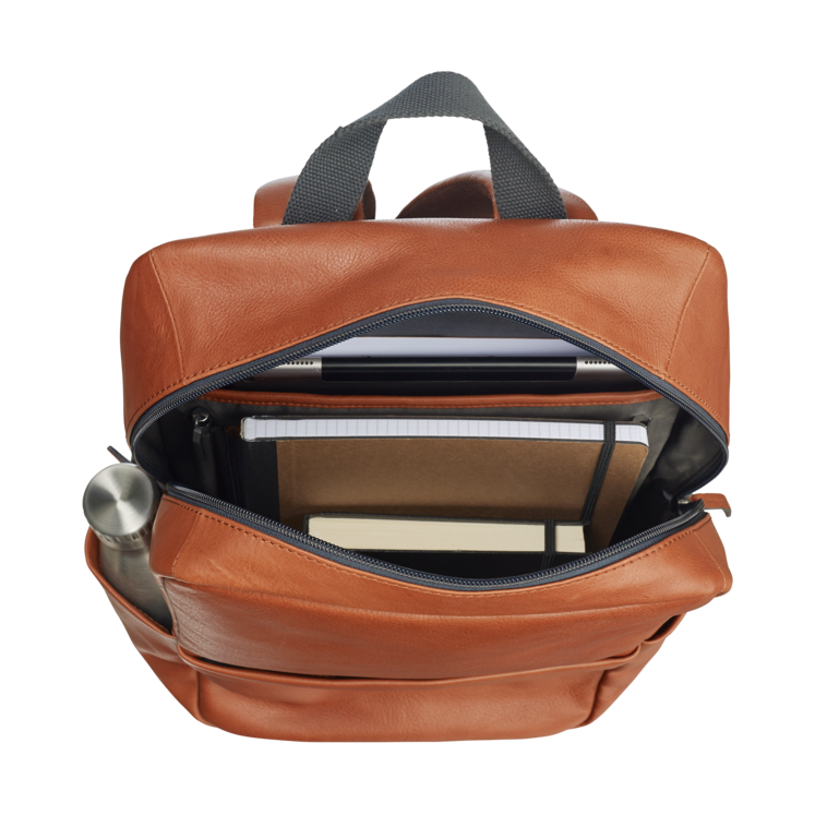 Leonhard Heyden Hamburg Rucksack Cognac