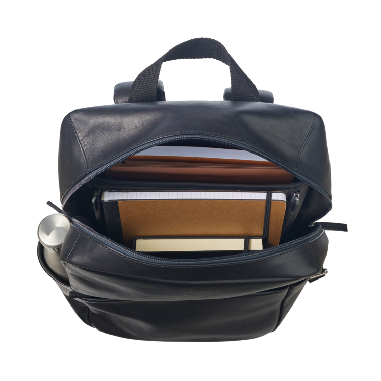 Leonhard Heyden Hamburg Rucksack Schwarz